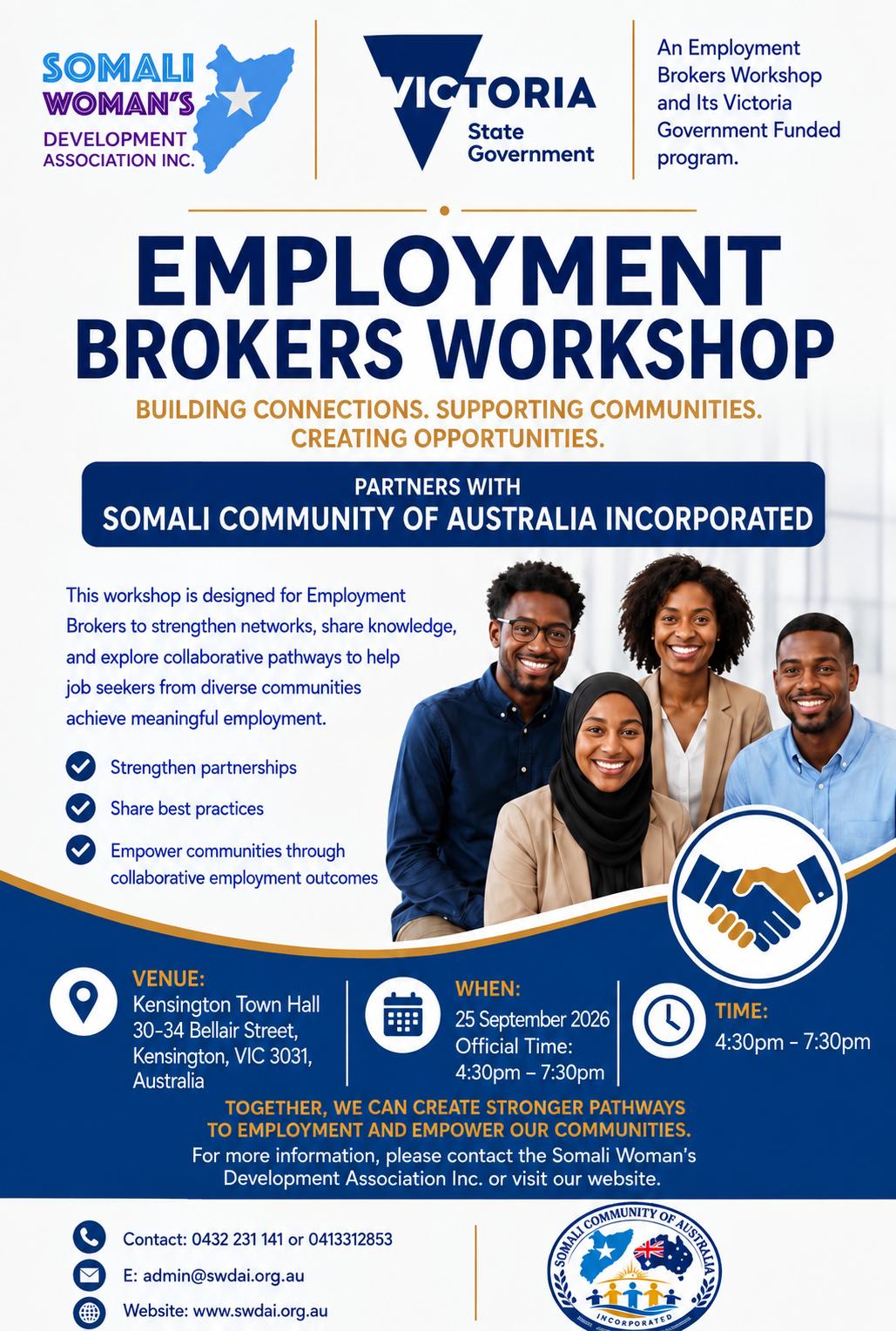 Employment Brokers Workshop poster