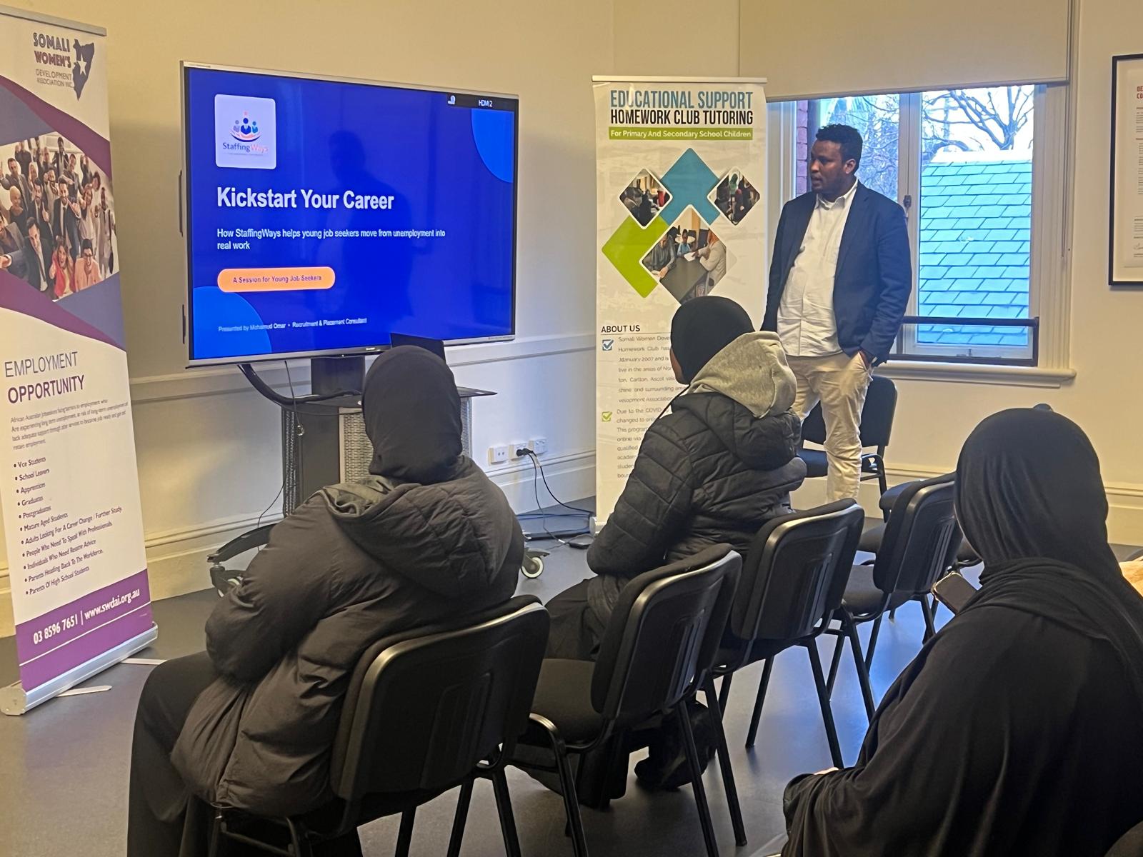 Career workshop presentation for young jobseekers